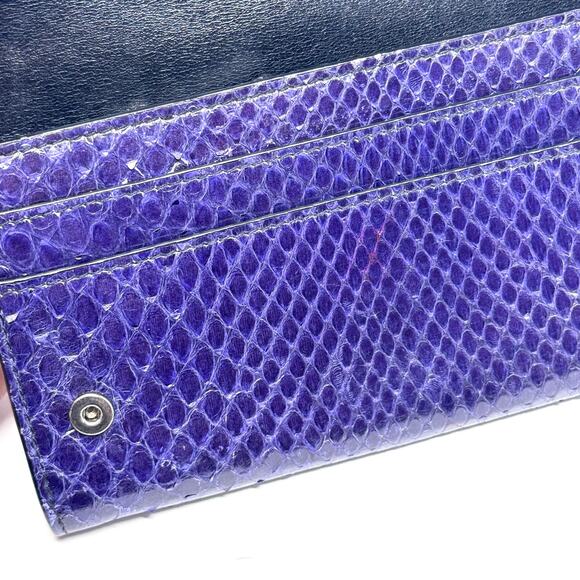 Tom Ford Purple Python Wallet - Picture 9 of 11